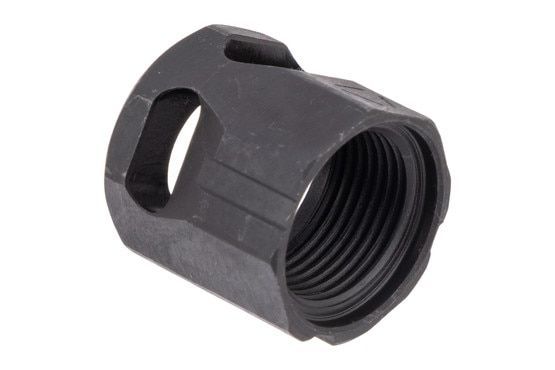 Strike Industries Circle Threaded Barrel Compensator features a QPQ finish